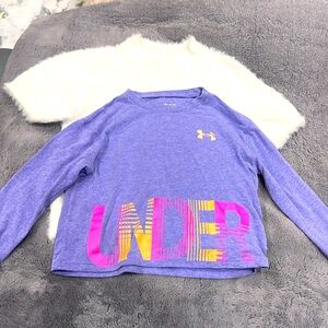 2 blouses, the white one, Pilcro brand, size M, the purple one, H size S